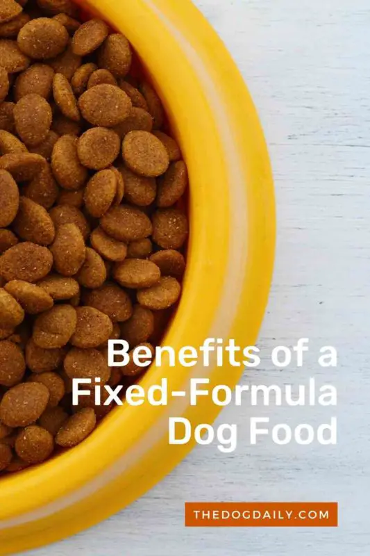 Benefits of Fixed-Formula Dog Food thedogdaily.com