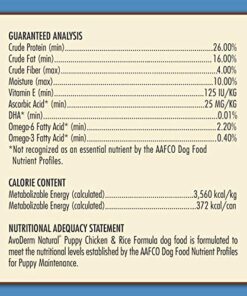 AvoDerm Chicken Meal and Brown Rice Puppy Food 6 thedogdaily.com