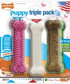 Puppy Triple Pack Chew Toys 8 thedogdaily.com