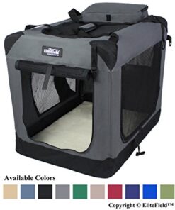 3-Door Folding Soft Dog Crate with Carry Bag 4 thedogdaily.com