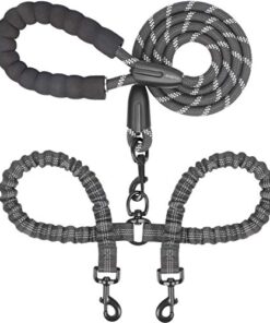 360 Swivel No Tangle Double Bungee Dog Leash 5 thedogdaily.com