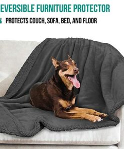PetAmi Sherpa Plush Reversible Dog Blanket 4 thedogdaily.com
