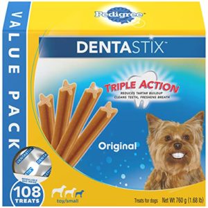 Pedigree Dentastix Toy/Small Dog Dental Treats 7 thedogdaily.com